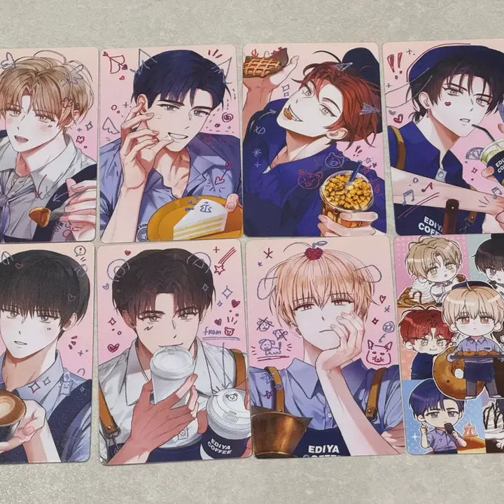 [BUNJANG] Demutj K-Pop x Ediya Limited Photocard Bundle Set / 데못죽x이디야 콜라보 한정 포토카드 8종 일괄