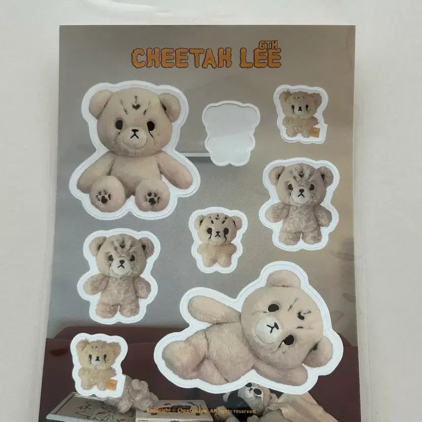 [BUNJANG] NCT Mark Cheetari Doll Sticker Set / NCT 마크 치타리 인형 스티커 포함