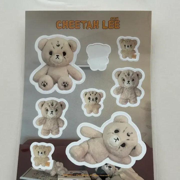 [BUNJANG] NCT Mark Cheetari Doll Sticker Set / NCT 마크 치타리 인형 스티커 포함