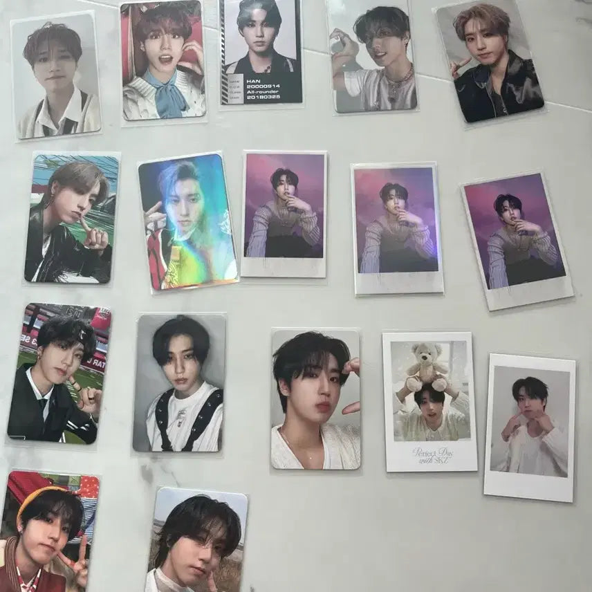 [BUNJANG] Stray Kids Han 17 Photocard Bundle Set / 스트레이키즈 한 포카 17장 일괄 양도