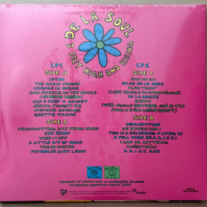 [BUNJANG] De La Soul 3 Feet High And Rising LP Yellow Vinyl / De La Soul - 3 Feet High And Rising  LP
