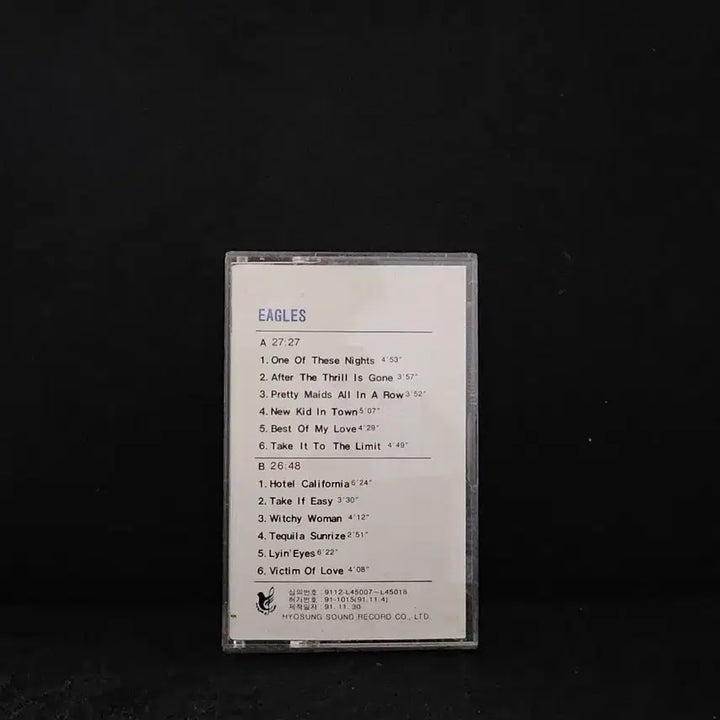 [BUNJANG] Eagles Hotel California Cassette Tape / EAGLES 호텔 캘리포니아 카세트 테이프