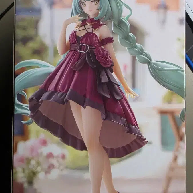 [BUNJANG] Hatsune Miku Trio Try It Outing Dress Red Ver. (Sealed) / 무료배송(미개봉 새상품) 하츠네 미쿠 trio try it 외출 드레스 red ver