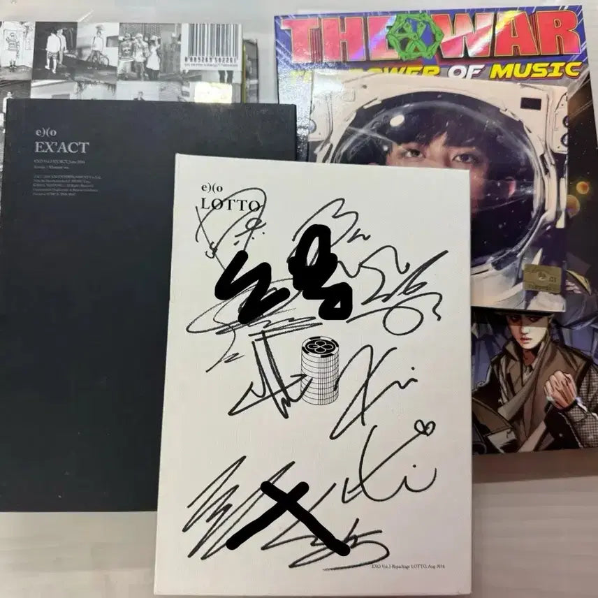 [BUNJANG] EXO Signed Album Bundle Set / 엑소 싸인 앨범 포함 일괄
