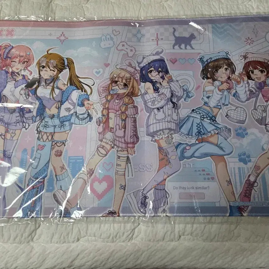 [BUNJANG] Idolmaster Million Live! x Cinderella Girls Collaboration Limited Desk Mat / 아이돌마스터 밀리마스 x 신데마스 데코라이크 콜라보 팝업한정 데스크매트 / 장패드 / 플레이매트