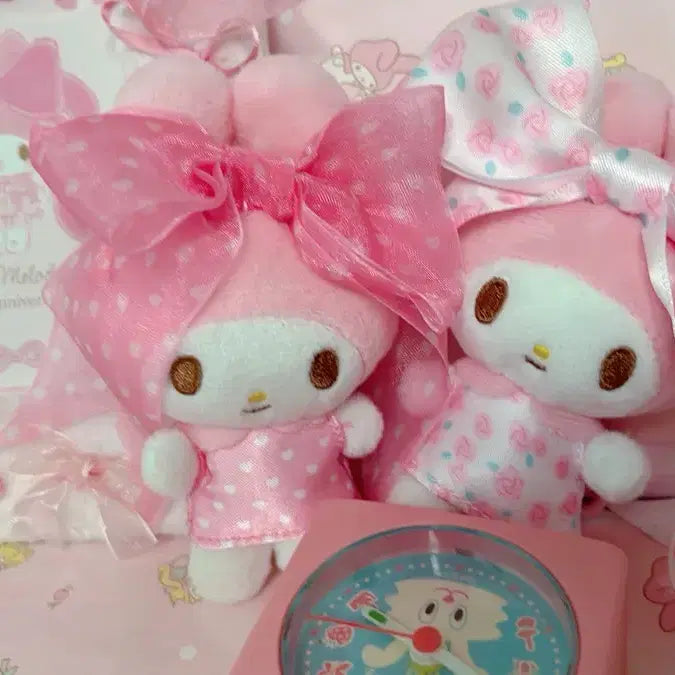 [BUNJANG] My Melody Ribbon Princess Series Frame &amp; Secret Keyrings Set / 마이멜로디 리본공주 시리즈 액자 하나 시크릿키링 두개 모두 3점세트