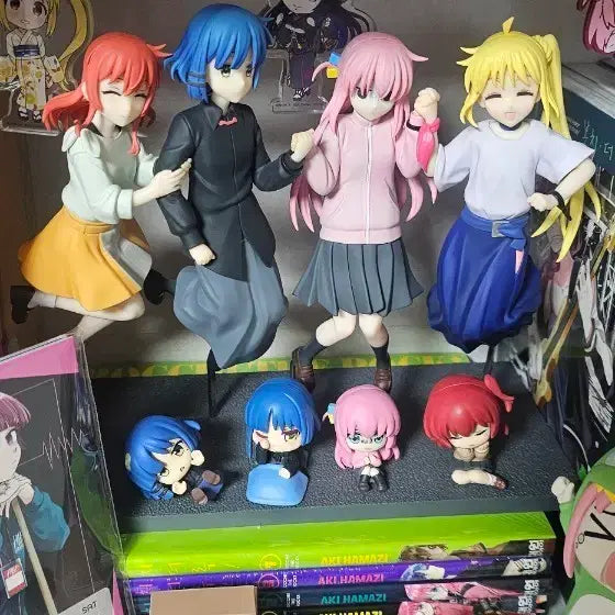 [BUNJANG] Bocchi the Rock! Jumping Girls Figure / (단순 전시)봇치 더 록! 점핑걸즈 박스 포함