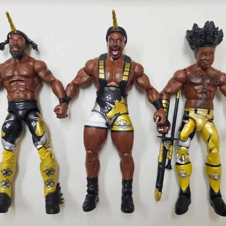 [BUNJANG] WWE Mattel Elite New Day (Kofi Kingston, Big E, Xavier Woods) Action Figures / WWE 마텔 엘리트 뉴데이 (코피 킹스턴/빅E/제비어 우즈) 피규어