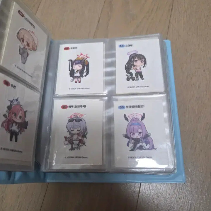 [BUNJANG] Blue Archive Full Set Sticker Collection / 급처) 블루아카이브 띠부씰 전종 판매