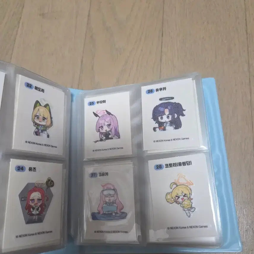 [BUNJANG] Blue Archive Full Set Sticker Collection / 급처) 블루아카이브 띠부씰 전종 판매