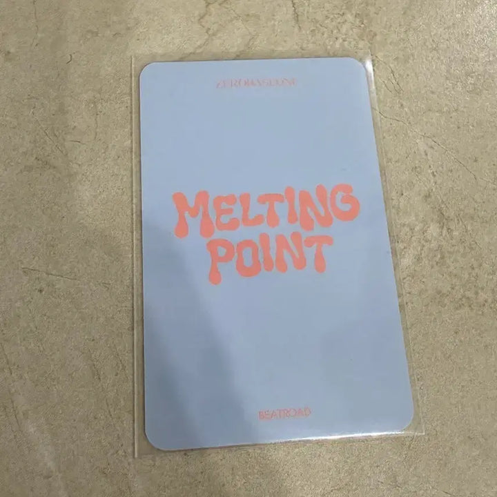 [BUNJANG] ZB1 Zhang Hao Beat Road Melting Point Photocard / 앤더블 장하오 비트로드 멜팅포인트 포카