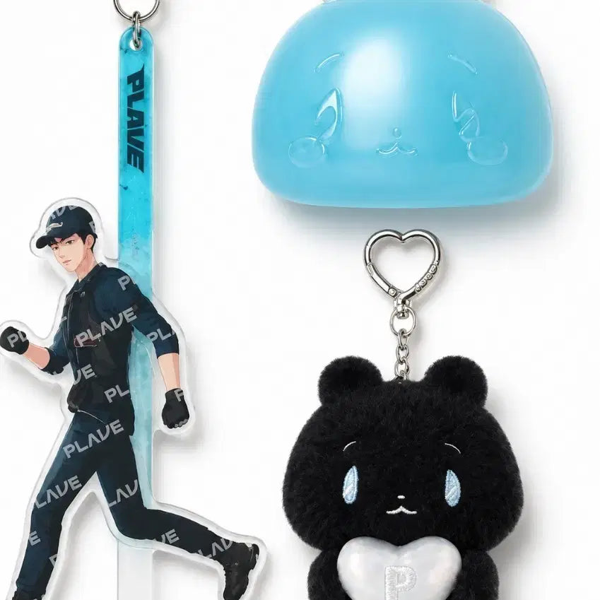 [BUNJANG] PLAVE Myumyu Tanmyeong Keychain Stress Ball &amp; Yejun Acrylic Stick (Bundle) / 플레이브므메미무 더스트 몌무탄믐키링 스트레스볼 예준 아크릴스틱