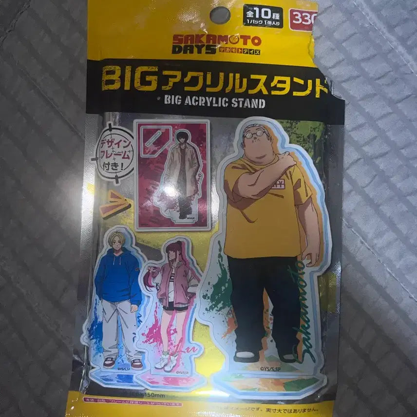 [BUNJANG] Sakamo-to Days Shishiba &amp; Osaragi Big Acrylic Stand Bundle / 사카모토데이즈 시시바 + 오사라기 빅 아크릴 스탠드 일괄