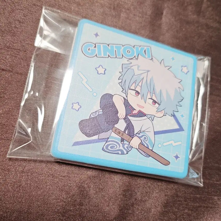 [BUNJANG] Gintama Pastel Portable Mirror (Gintoki, Strawberry Milk) / 은혼 파스텔 휴대용 거울 긴토키 딸기우유 굿즈