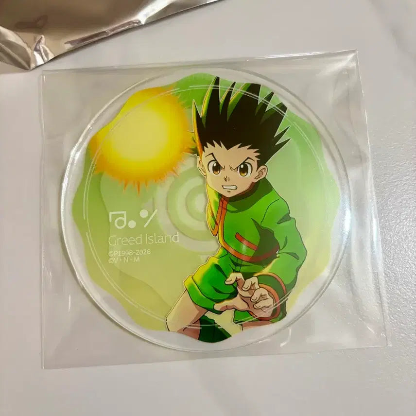[BUNJANG] Hunter x Hunter G.I. Arc Kite Acrylic Coaster - Gon / 헌터x헌터 G.I. 그라테 아크릴 코스터 곤