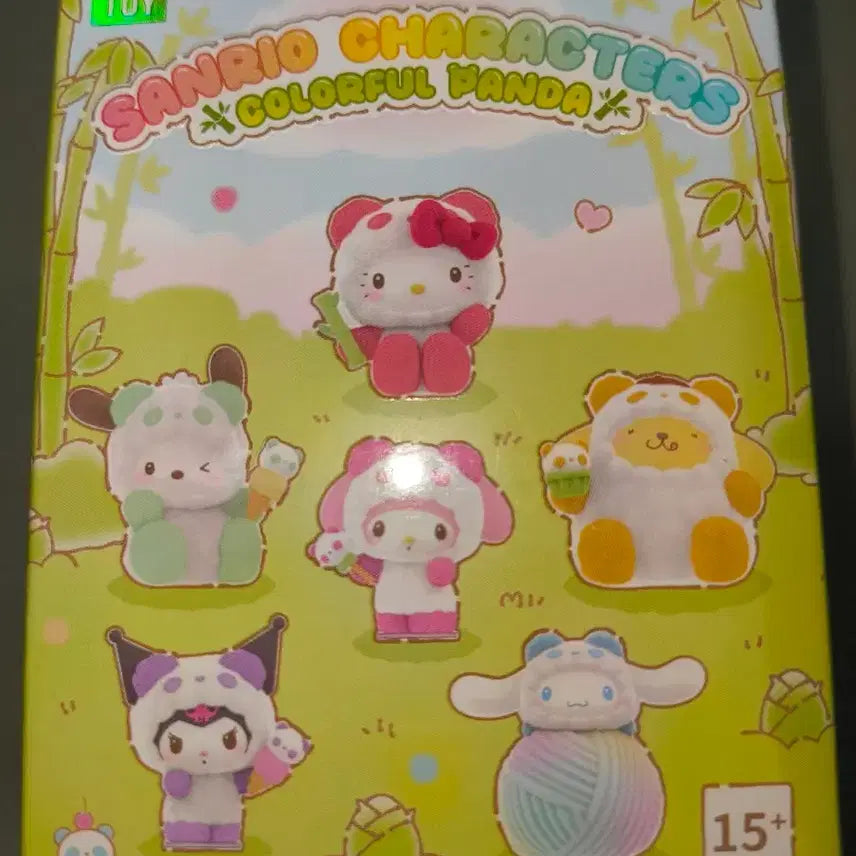[BUNJANG] Top Toy Sanrio Colorful Panda Series Blind Box (2026) / [키티,시나모롤] 탑토이 26년 신제품 산리오 컬러풀 판다 시리즈