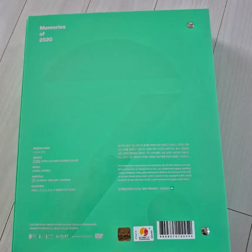 [BUNJANG] BTS Memories of 2020 DVD Photocard Set / 방탄소년단 BTS Memories of 2020 DVD 포카포함