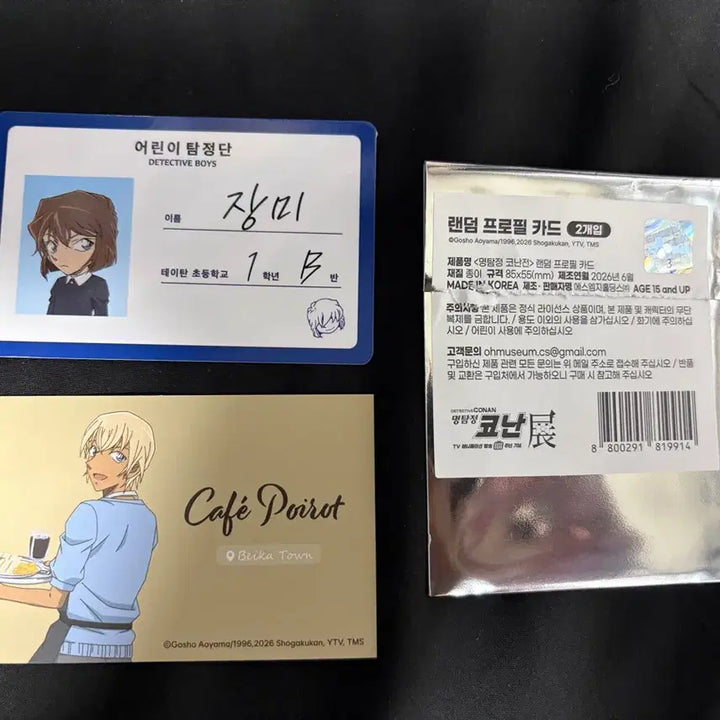 [BUNJANG] Detective Conan 30th Anniversary Exhibition Random Profile Card - Ai Haibara, Amuro / 명탐정 코난 30주년 전시 랜덤 프로필 카드 하이바라, 아무로