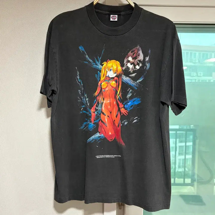 [BUNJANG] Evangelion Asuka Bootleg T-Shirt / 에반게리온 아스카 부틀랙 티셔츠