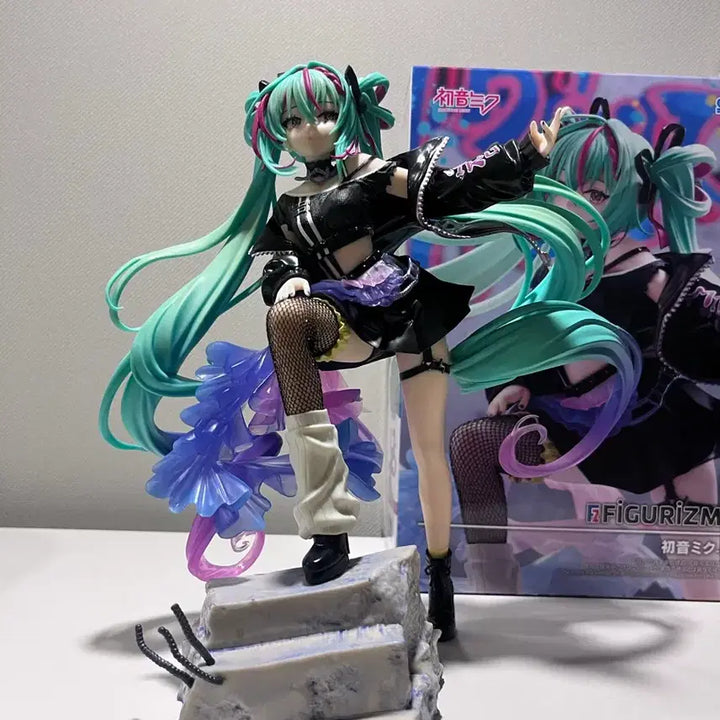 [BUNJANG] Furyu Hatsune Miku Punk Figure / 세가 보컬로이드 하츠네 미쿠 figurizma 피규어