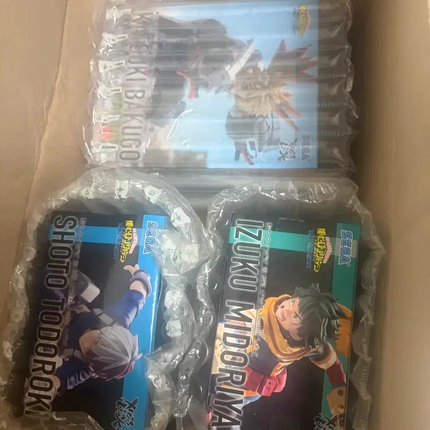 [BUNJANG] Sega My Hero Academia Katsuki Bakugo, Izuku Midoriya, Shoto Todoroki Figures (Set of 3) / 세가 나의 히어로 아카데미아 피규어 - 카츠키 바쿠고/이즈쿠 미도리야/쇼토 토도로키
