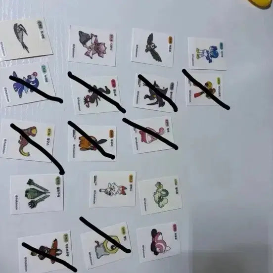 [BUNJANG] Pokemon Stick Decals (Tteobusal) / 포켓몬 띠부실 팝니다