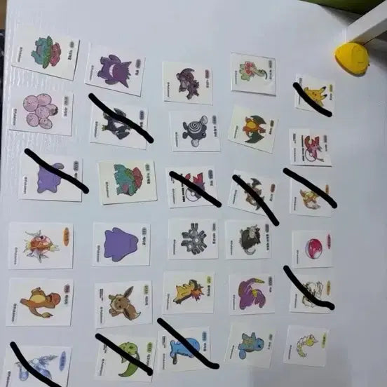 [BUNJANG] Pokemon Stick Decals (Tteobusal) / 포켓몬 띠부실 팝니다