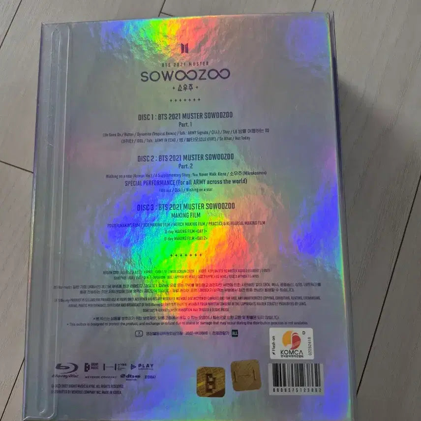 [BUNJANG] BTS 2021 MUSTER SOWOOZOO Blu-ray Photocard Set / BTS 2021 MUSTER 소우주 블루레이 포카포함