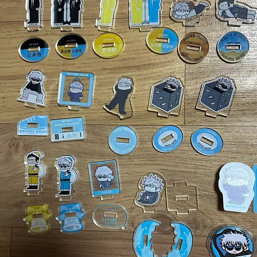 [BUNJANG] Jujutsu Kaisen Loft Acrylic Stand &amp; Badge Bundle Set / 주술회전 로프트 각종 지로리 일괄판매