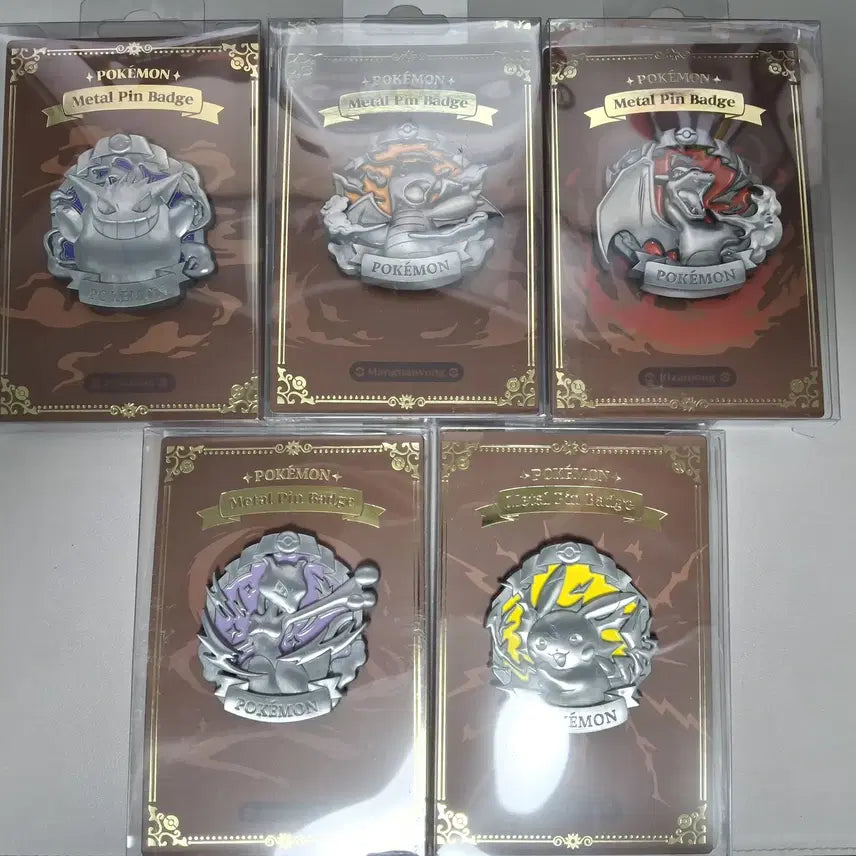 [BUNJANG] Pokemon Eternal Badge Set (5 Types, Sealed) / 포켓몬 이터널 뱃지 5종 판매 (미개봉)