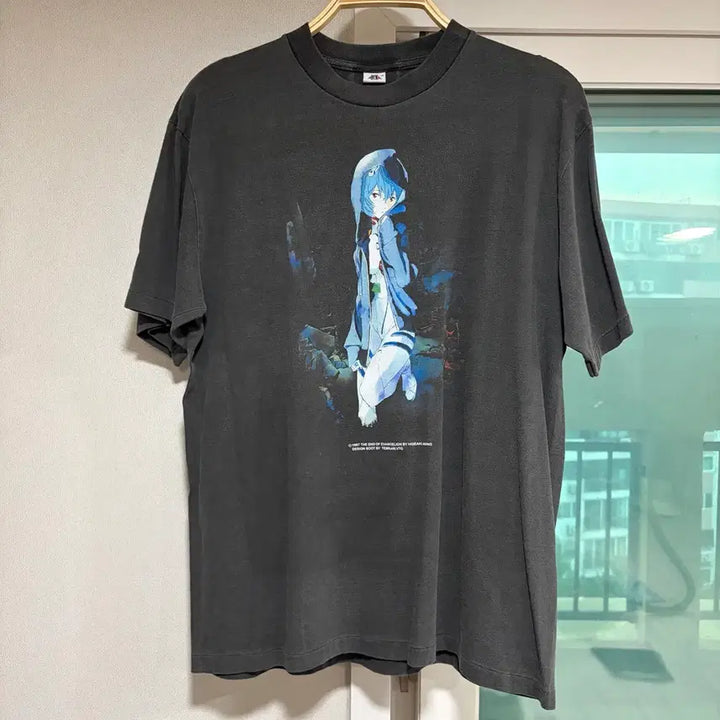 [BUNJANG] Evangelion Ayanami Rei Bootleg T-Shirt / 에반게리온 아야나미 레이 부틀렉 티셔츠