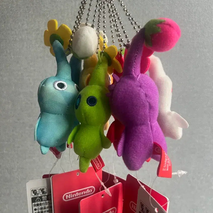 [BUNJANG] Nintendo Pikmin Plush Keychain Set / 닌텐도 피크민 인형 키링 세트 정품