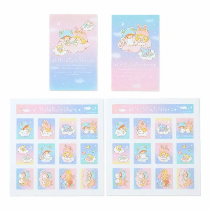 [BUNJANG] Sanrio Little Twin Stars Kiki Lala Fuwa Fuwa Fancy Sticker Set / 산리오 리틀트윈스타 키키라라 스티커 세트 후와후와팬시