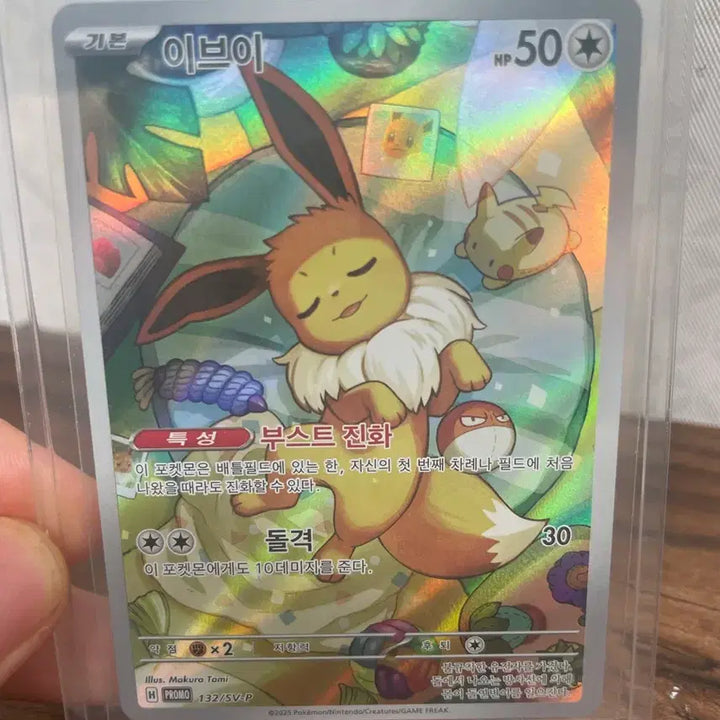 [BUNJANG] Eevee Promo Card Full Art Rare / 이브이 프로모카드