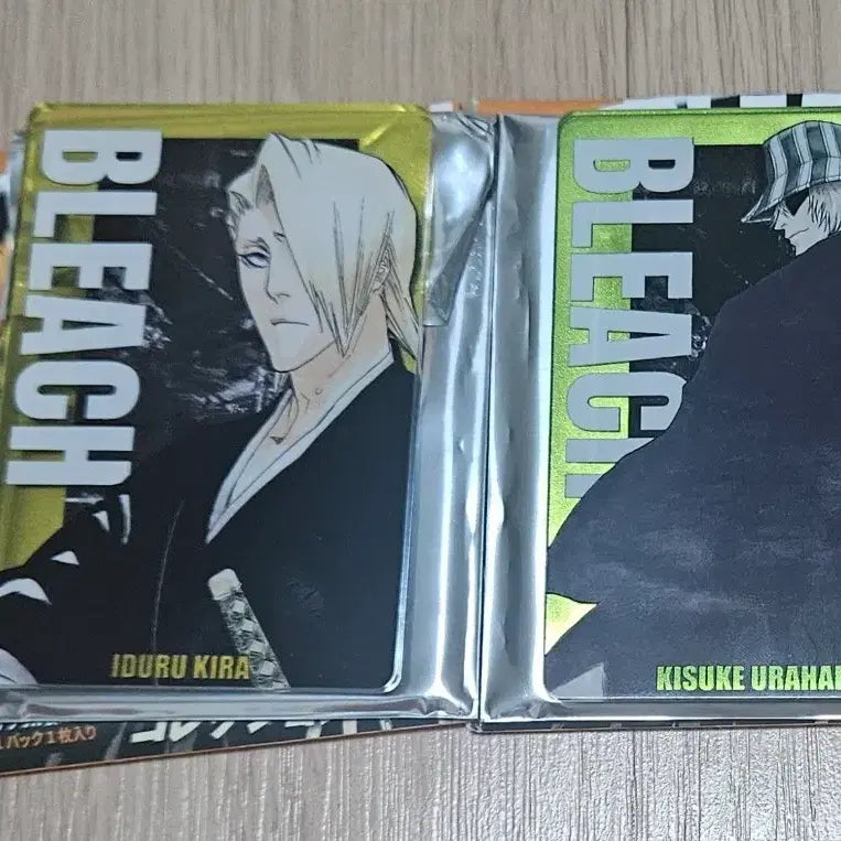 [BUNJANG] Bleach Status Card Kisuke Urahara &amp; Izuru Kira Bundle Set / (일괄)블리치 스테이터스카드 우라하라키스케 이즈루키라