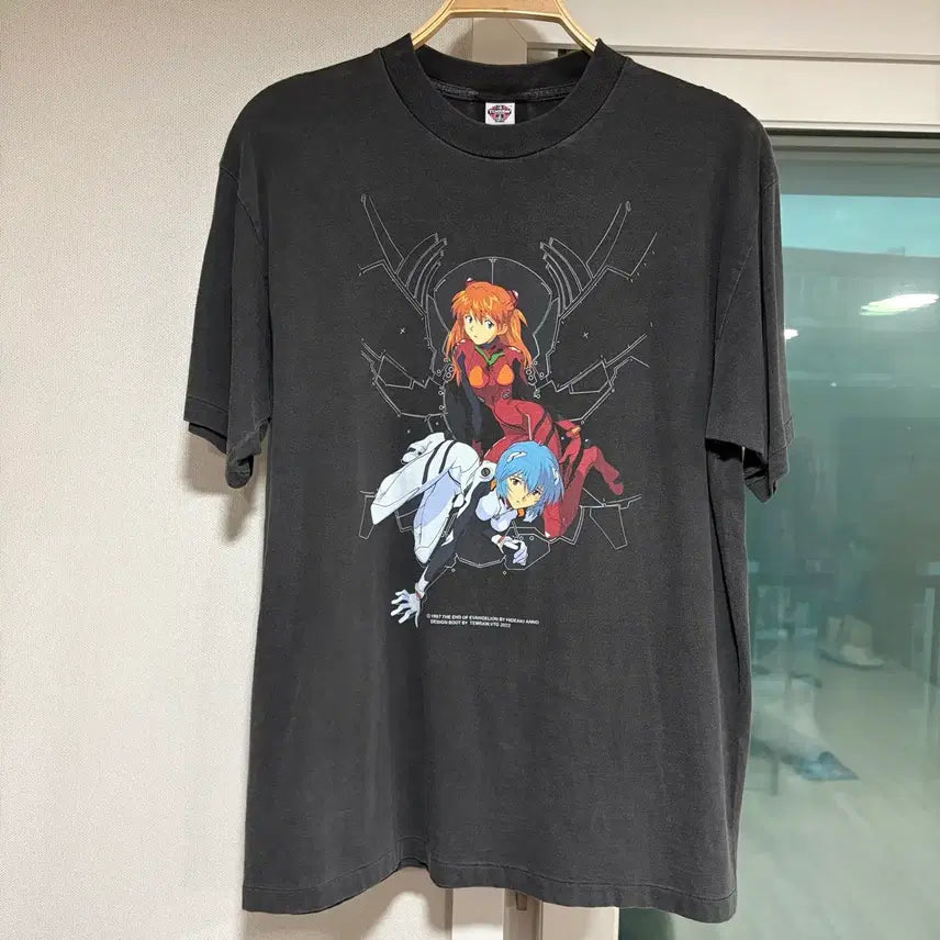[BUNJANG] Evangelion Asuka Rei Bootleg T-Shirt / 에반게리온 아스카 레이 애니티셔츠 부틀렉
