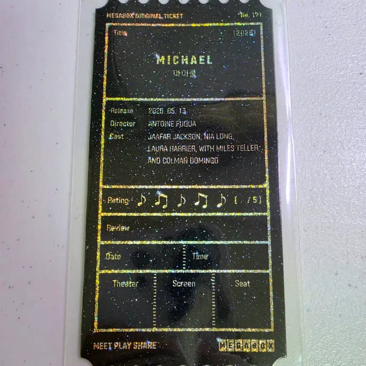 [BUNJANG] Megabox Original Ticket <Michael> / 메가박스 오리지널 티켓 <마이클>