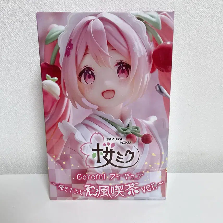 [BUNJANG] Sakura Miku Coreful Teahouse Figure (Sealed) / 사쿠라 미쿠 코어풀 찻집 피규어 미개봉
