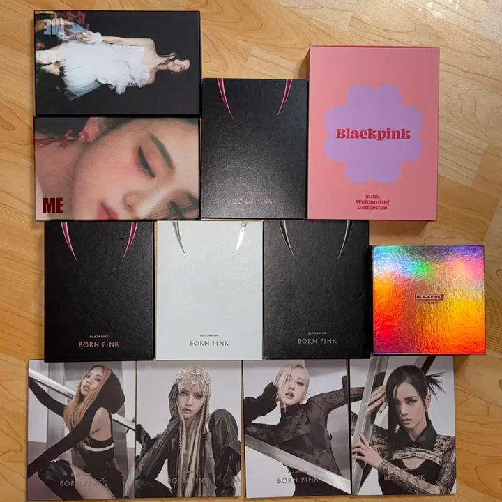 [BUNJANG] BLACKPINK Born Pink Album &amp; Jisoo ME Solo Album &amp; 2022 Welcome Collection Bundle Set (Excluding Photocards) / 블랙핑크 앨범 born pink the album 지수 ME 2022 웰커밍 컬렉션 일괄 판매 (포토카드 제외)