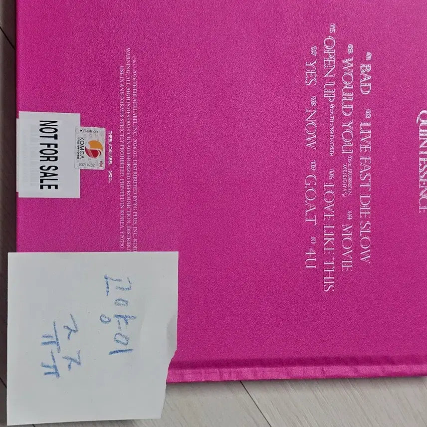 [BUNJANG] BIGBANG Taeyang QUINTESSENCE Solo Album Signed CD / 빅뱅 태양 솔로 앨범 QUINTESSENCE 싸인 앨범 팝니다 Sell