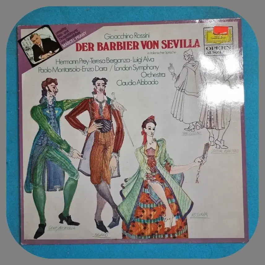 [BUNJANG] Claudio Abbado &amp; London Symphony Orchestra: Rossini - Il Barbiere di Siviglia LP (German Pressing) / 로시니 서빌리아의 이발사 LP NM/NM 독일반