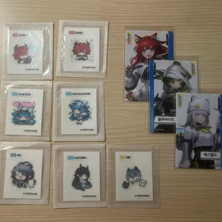 [BUNJANG] Arknights Endfield GS25 Collaboration Sticker Set / 명일방주 엔드필드 gs25 콜라보 띠부씰, 포카 일괄