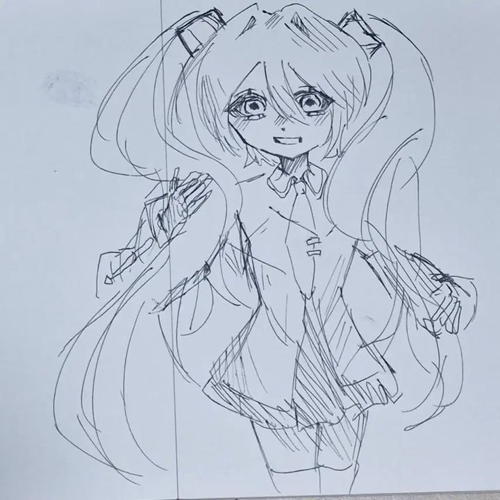 [BUNJANG] Custom Hand-Drawn Doodle Illustration Commission / 낙서 손그림 커미션