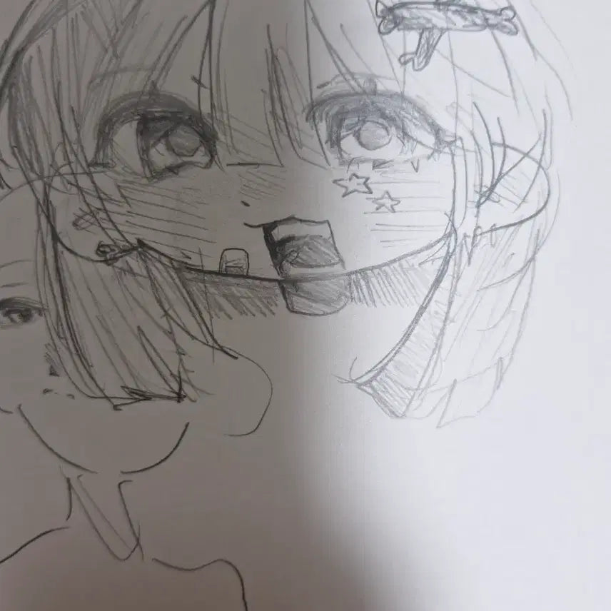 [BUNJANG] Custom Hand-Drawn Doodle Illustration Commission / 낙서 손그림 커미션