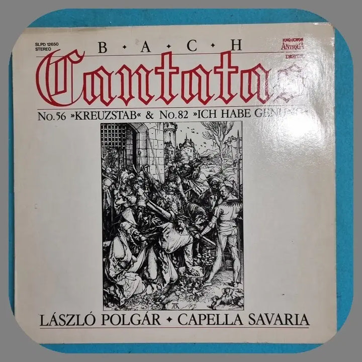 [BUNJANG] Johann Sebastian Bach Cantatas BWV 56 &amp; 82 LP Import First Pressing / 바흐 칸타타 56번 82번 LP NM/NM 수입 초판