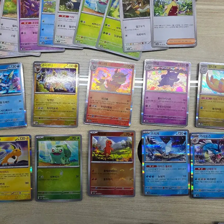 [BUNJANG] Pokemon 151 Card Set Bundle with Holo &amp; Pokeball Cards / 포켓몬 151카드 정리 [홀로&amp;몬볼 포함 일괄]