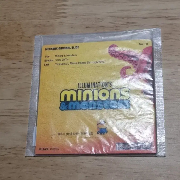 [BUNJANG] Minions &amp; Monsters Original Slide (Sealed) / 네고가능 미개봉 미니언즈와 몬스터즈 메가박스 오리지널 슬라이드