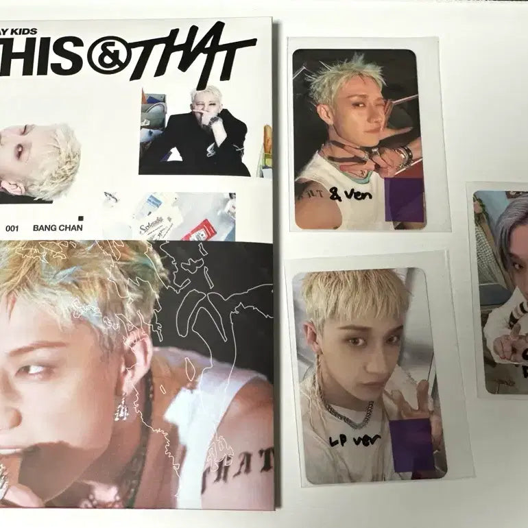 [BUNJANG] Stray Kids This&amp;That Album Bundle Set (Bang Chan Photocard) / StrayKids 스키즈 This&amp;That &amp; 앨범 + 방찬 포카 일괄