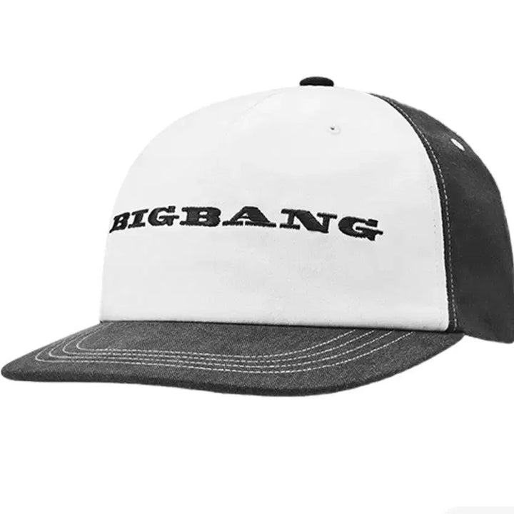 [BUNJANG] BIGBANG Cosmos Two-Tone Ball Cap White/Black / 빅뱅 BIGBANG 콘서트 엠디 코스모스 투톤 볼캡 모자 화이트 블랙