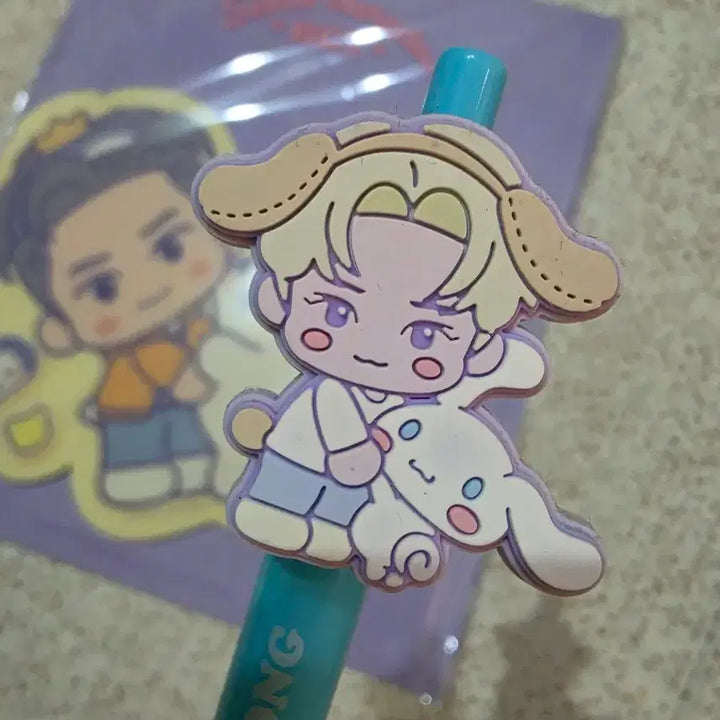 [BUNJANG] NCT x Sanrio Collaboration Mousepad (Kun Ver.) &amp; Gel Pen (Tae Yong Ver.) Bundle Set / NCT 산리오 콜라보 마우스패드 쿤/ 젤펜 태용 일괄